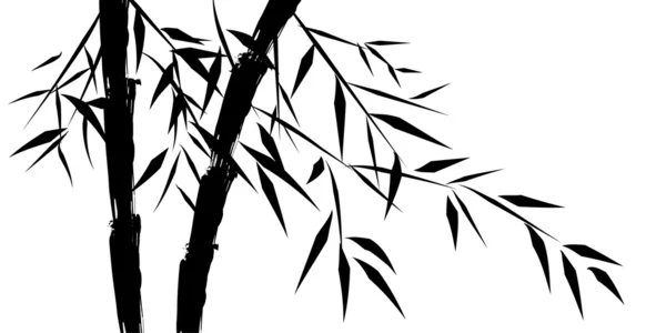 Design der chinesischen Bambusbäume — Stockfoto