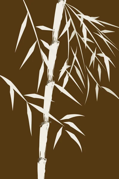 Progettazione di alberi di bambù cinesi — Foto Stock