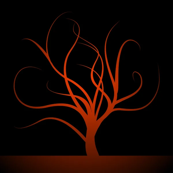 Абстрактное жуткое дерево — стоковое фото