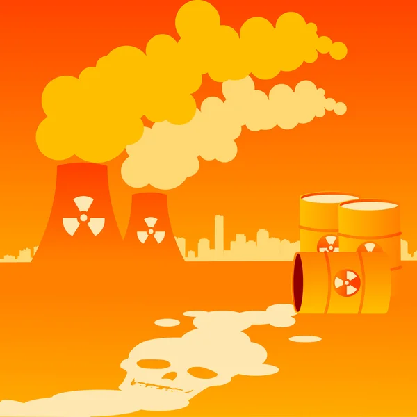 Zanieczyszczenia przemysłowe — Zdjęcie stockowe