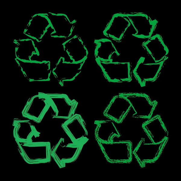 Recycle tekenen — Stockfoto