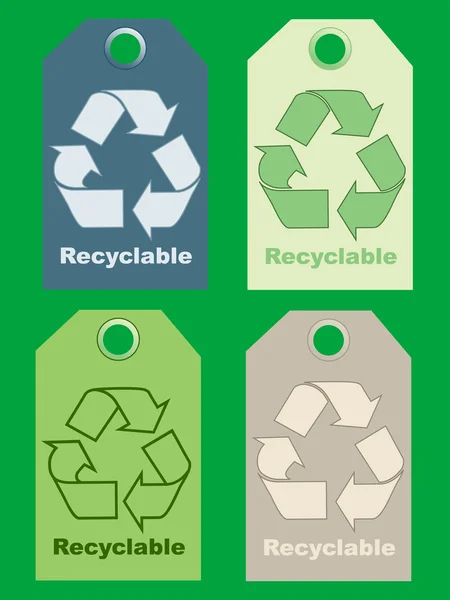 Recycle tekenen — Stockfoto