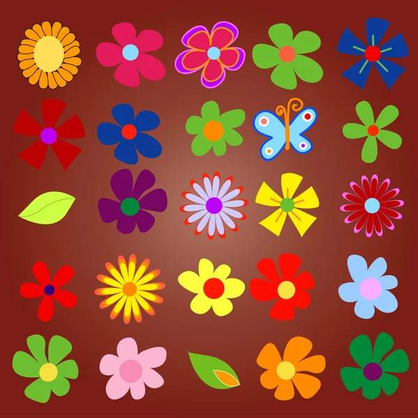 Πολύχρωμα Ανοιξιάτικα λουλούδια — Φωτογραφία Αρχείου