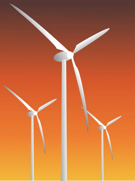 stock image Wind power plants