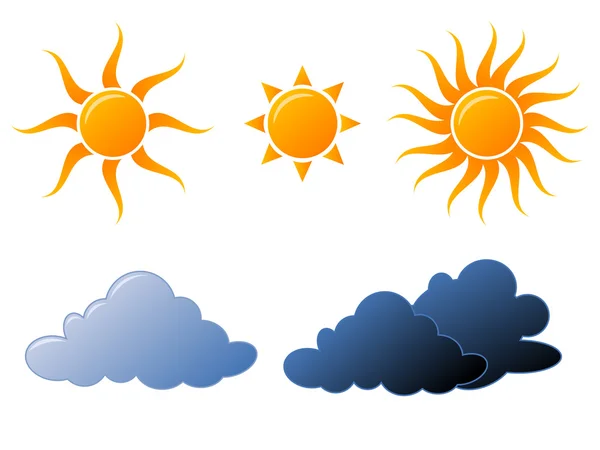 stock image Weather icons