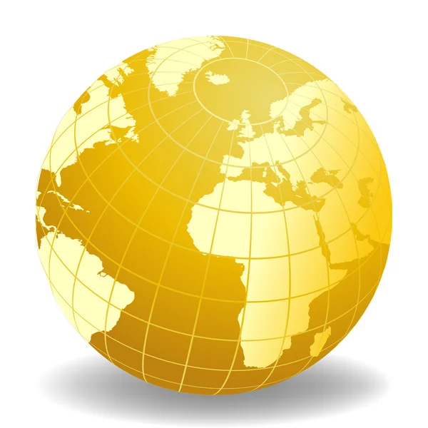 Globe of the World Europe and Africa — Stock Photo, Image