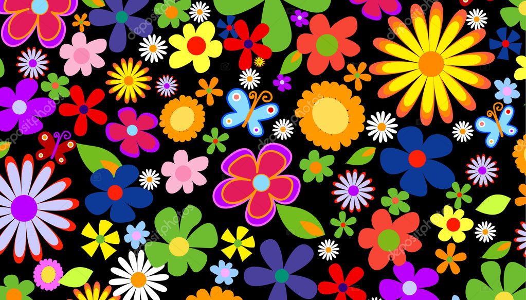 Spring flower background Stock Photo by ©suti 7996266