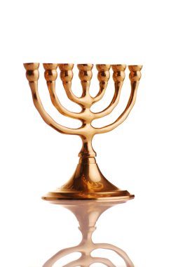 Hanukkah menorah clipart