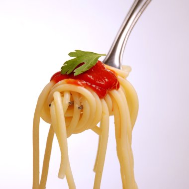 Çatallı spagetti.