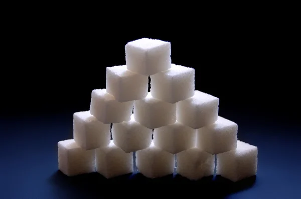 Кубики сахара — стоковое фото