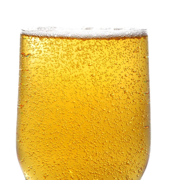 Bira ve kabarcıklar — Stok fotoğraf