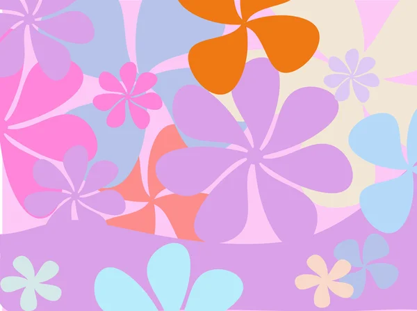 Retro Blume Hintergrund — Stockfoto