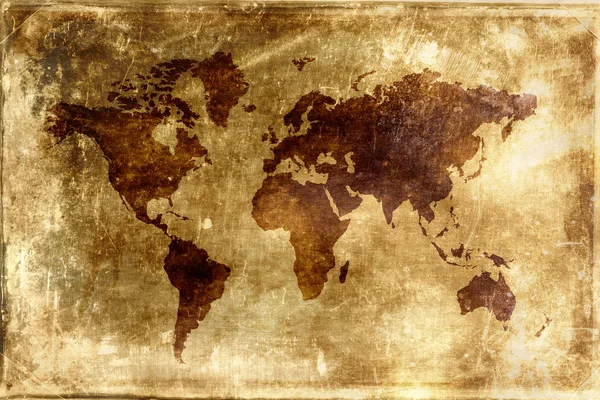 stock image MAP OF THE WORLD
