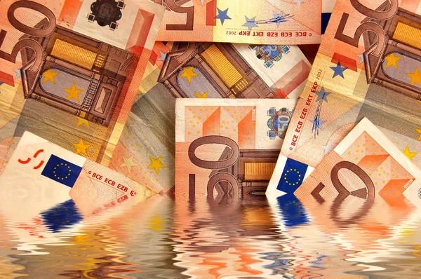 Fondo del euro — Foto de Stock
