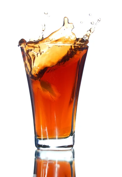 Nealkoholický nápoj s splash — Stock fotografie