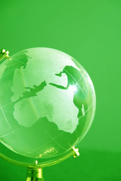 Globe zöld üveg — Stock Fotó