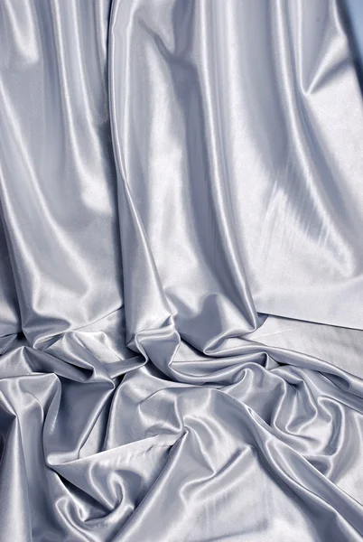 Elegancka biała satyna — Zdjęcie stockowe