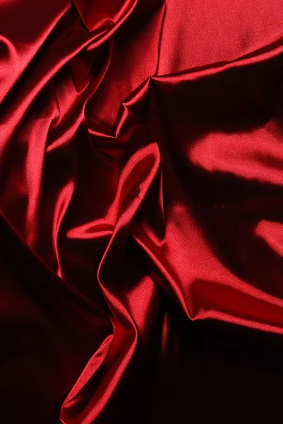 Elegante raso rosso — Foto Stock