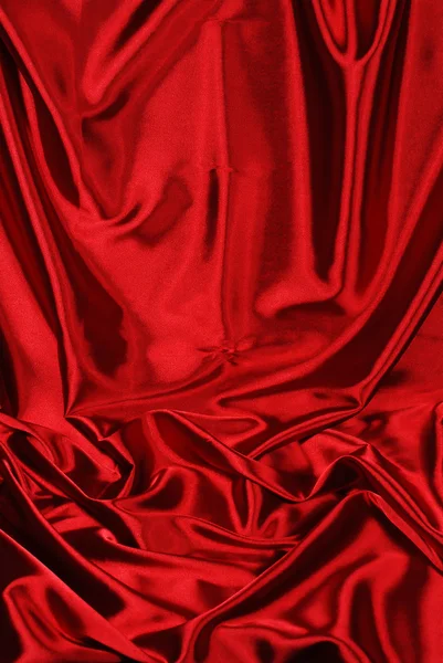 Elegante fundo de cetim vermelho — Fotografia de Stock