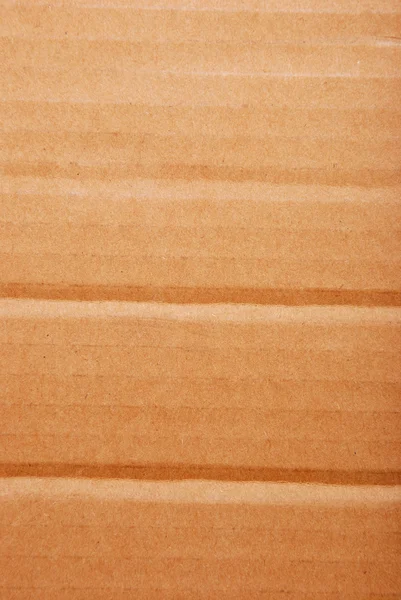 Papelão corrugado marrom — Fotografia de Stock