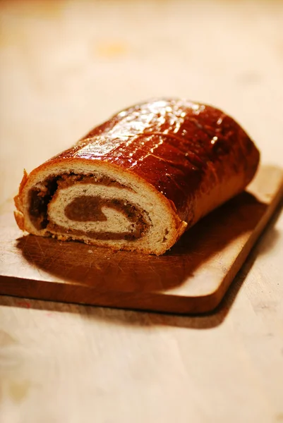 Still life of poppy bread loaf — Stock Photo, Image