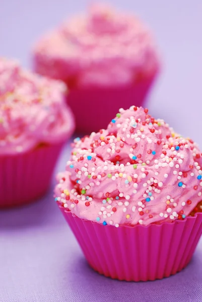 Rosa Cupcakes — Stockfoto