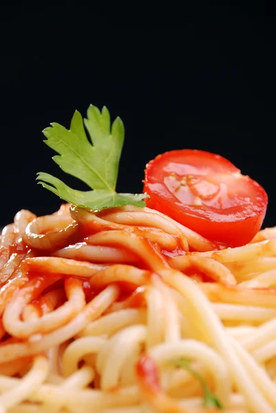 Pasta con salsa de tomate — Foto de Stock
