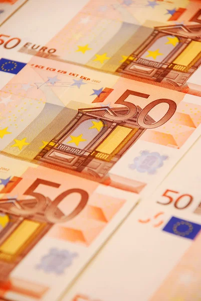 Billetes en euros — Foto de Stock