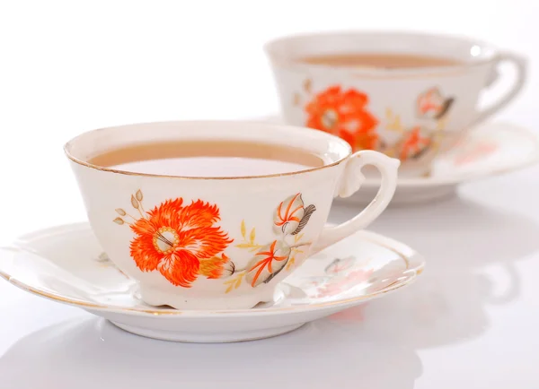 Zwei Tassen Tee — Stockfoto