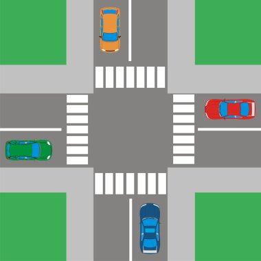 Intersection clipart