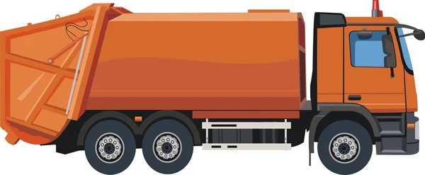 Camion à ordures urbain — Image vectorielle