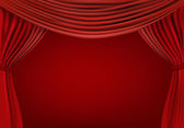 Картина, постер, плакат, фотообои "background with red velvet curtain.", артикул 10042209