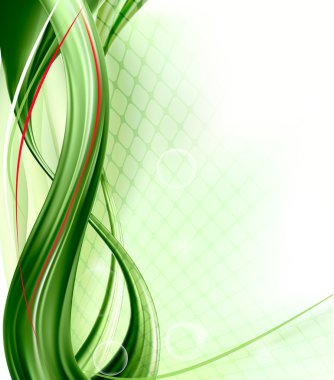 Business elegant abstract green background. Vector illustration clipart