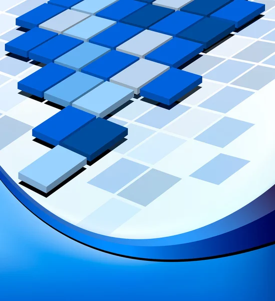 Abstrakte elegante Business-Hintergrund mit Mosaik-Vektor-Illustration — Stockvektor