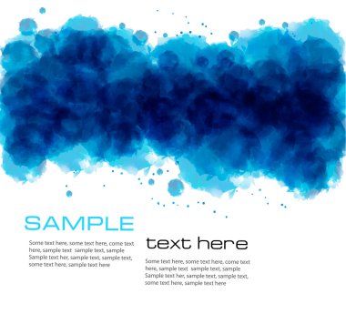 Abstract watercolor background. Vector illustration. clipart