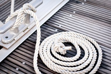 White mooring rope clipart