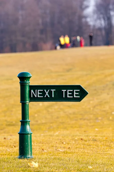 Golf Tee Signs Royalty Free Stock Images