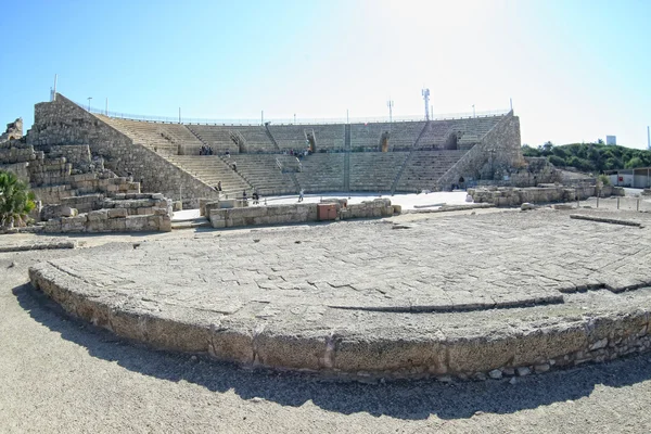 Caesarea amfitiyatro. İsrail — Stok fotoğraf