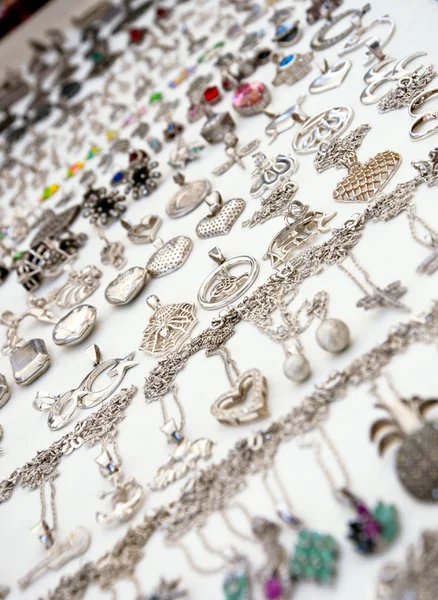 Zilveren accessoires — Stockfoto