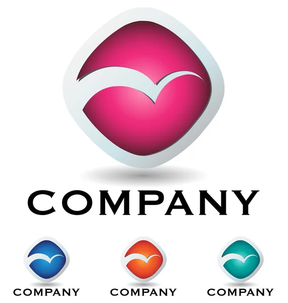 Logo de l'entreprise design — Image vectorielle