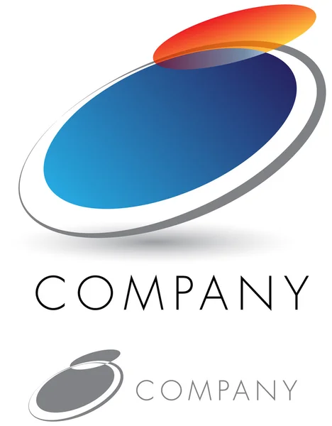 Emblème d'entreprise très moderne et élégant — Image vectorielle