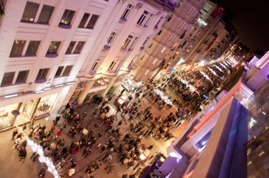 Istiklal Street by Night clipart