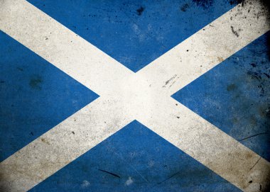 Grunge Flag Scotland clipart