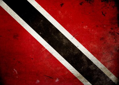 Grunge Flag Trinidad and Tobago clipart