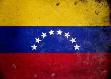Grunge Flag Venezuela clipart