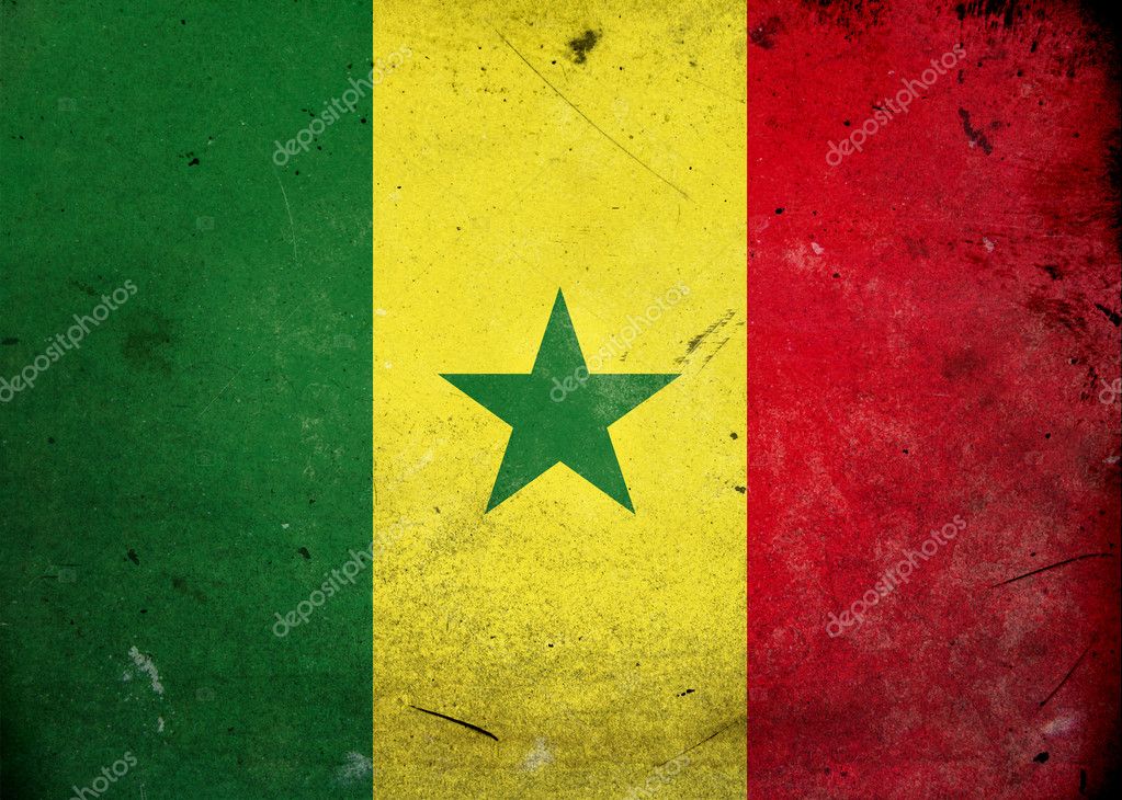 Bandeira Do Senegal Bandeira Da República Do Senegal Ilustração