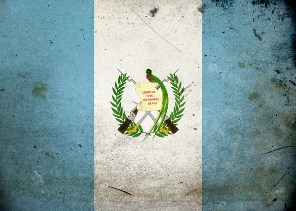 Grunge Flag of Guatemala — Stock Photo, Image