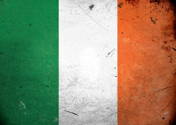 Bandera grunge de Irlanda —  Fotos de Stock
