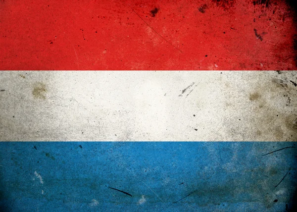 Grunge Bandeira o Luxemburgo — Fotografia de Stock