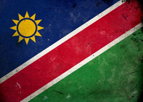 Grunge vlag de nambia — Stockfoto